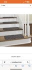 Set Of 13 - Non Slip Carpet Stair Treads  9  X 24  Rugs For Stairs Dark Gray