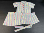American Girl Molly Pleasant Company Lot tennis Outfit birthday Dress slip socks
