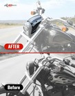 Headlight Cover Fairing For Softail Breakout 13-17  Black 