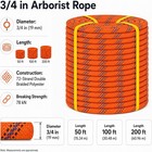 3 4 Inch Arborist Rigging Rope -100 Feet Thick Bull Rope For Tree Pulling  Outdo