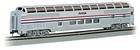  Trains - 85  Full Dome Amtrak Phase Ii Passenger Car With Lighted Interior - 