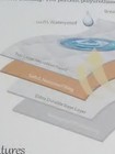 2pc  Grey Waterproof Mattress Pad Fitted Cover Or Standard Baby Crib Mattress