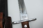 Rare Sak Swiss Model 1914 Saw Back Wwii Teeth Bayonet W Scabbard Neuhausen Sig