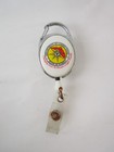 Vtg Florida Department Of Corrections Id Badge Holder Keychain Clip
