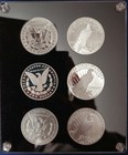 2023  Morgan   Peace Silver Dollars Unc  Proof  Reverse Proof 6 Coin Set Ms 