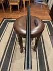 2 Yakima Round Bars Roof Rack Crossbars  48    With End Caps   Perfect