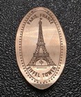 Eiffeil Tower Paris France Pressed Penny Elongated Coin