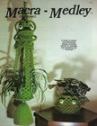 Macrame Plant Stand Pattern In Macra-medley Lee Originals Craft Book Vintage