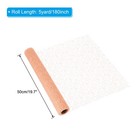 180 l X 19 7 w Jacquard Net Mesh  Openwork Floral Mesh Paper  Champagne Color