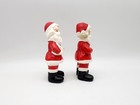 Vintage 1950 s Christmas 5  Santa Claus Salt pepper Shakers Figurines From Japan