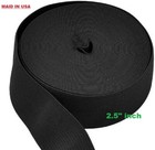 Elastic 2 5  Inch Wide 500 Yard Lot 10 Roll Of 50 Yard  high Quality Made In Usa