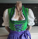 Authentic German 3 Pc   Dirndl   Necklace 12