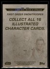2019 Topps Star Wars Journey Rise Skywalker Illustrated First Order Snowtrooper