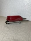 Antique Vintage Marx Miniature Metal Wheelbarrow 5 Inches Long For Small Doll