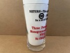 Vintage Pure Oil   Gas Dealer Promo Drinking Glass Gasoline Service Station  20