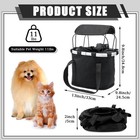 11lbs Dog Bike Basket With Sun Shade Removable Small Pet Cat Dog Carrier Quic   