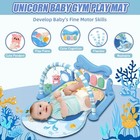 Baby Play Mat Activity Gym Piano Tummy Time Sensory Toys Lights