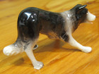 Vintage Hagen Renaker Border Collie Ceramic Dog Figurine
