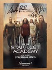 4 Signed Star Trek Starfleet Academy Sandro Rosta Bella Shepard Tig Autograph