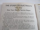 The Story Of Electricity Vintage Booklet Salt River Power District Phoenix Az