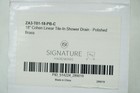 Signature Hardware Za3-t01-18-pb-c 18  Cohen Tile-in Shower Drain Polished Brass