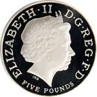 2013 Great Britain Silver 5 Pound Proof Anacs Pf70dcam Prince George Christening