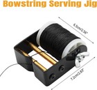 Archery Bowstring Serving Thread And Jig Set Black