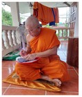 Thai Amulet Luk Thep Black Hair 12  Tattoo Magic Business Money By Lp Suthon