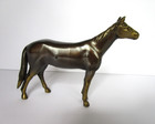 Vintage Solid Metal Horse Trophy Statue Figurine Thoroughbred 6 