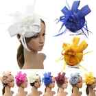 Women Cocktail Party Fascinator Hat Wedding Church Kentucky Derby Formal Mesh