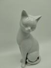 Otagiri   White Siamese Cat Figurine  Ceramic Cottage Core Vintage Granny Core