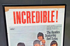 Original Beatles Vintage 1966   Yesterday And Today   18x22 Butcher Cover Poster