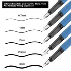 Calligraphy Fountain Pen Set - 5 Different Nibs And 18 Ink Cartridges  Callig   