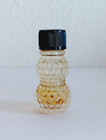 Vintage Hobnail Miniature Mini Glass Perfume Bottle