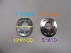 Dot Snap Fasteners Back Plate Brass   Nickel   Box Of 1000   90-bs-16506--1a 