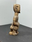 Old Rare Vintage Akan Nzema Seated Male Figure  Collectible Tribal Art 11 5   