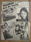 Donny Osmond  Full Page Vintage Clipping  Osmonds Brothers  Valerie Bertinelli