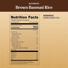 - Basmati Brown Rice Whole Grain  Naturally Gluten Free And Veg