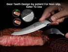 Syokami Steak Knives Set Of 8  4 8 Inch Carbon Steel Japanese Style Open Box