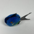 Steiff Woolen Coral Fish Blue 7cm 2 75in Id Button No Tags 1967 Only Vintage