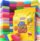 Air Dry Clay - 70 Colors  Ultra Light And Soft  Non-toxic Modeling Clay For K   