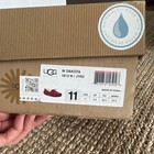 Ugg Dakota Women s Red Suede Shearling Lined Moccasin Slippers Us 11