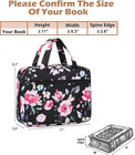 Bible Cover Case For Women Bible Organizer Book Carrying Bag For Medium And Larg