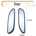 2 Pcs Blind Spot Mirror For Cars Auto 360   Wide Angle Convex Rear Side View Suv