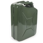 5 Gallon 20l Gasoline Army Green Jerry Can Military Metal Steel Tank Backup Usa 