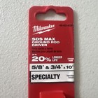 Milwaukee 48-62-4091 Sds Max Ground Rod Driver  5 8    3 4  X 10 