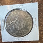 Guyana 1970 1 Dollar Km 36 Nickel 0 99 Fineness Brebice Revolt 1763