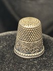 Victorian Sterling Ketcham   Mcdougall Louis Xv Pattern Style Sewing Thimble