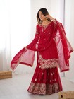 Indian Salwar Kameez Pakistani Wedding Party Dress Wear Bollywood Suit Sharara