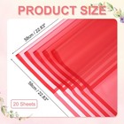 20 Sheets Flower Wrapping Paper Waterproof Bouquet Wrapping Paper Red